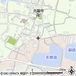 和歌山県紀の川市古和田732周辺の地図