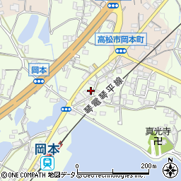 岡本塾周辺の地図