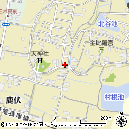 香川県木田郡三木町鹿伏485周辺の地図