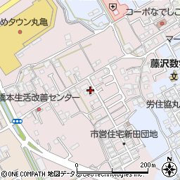 香川県丸亀市新田町99-5周辺の地図