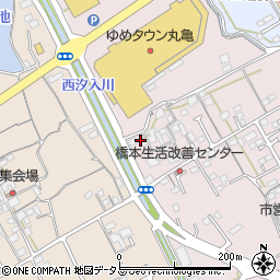 香川県丸亀市新田町140周辺の地図