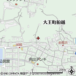 三重県志摩市大王町船越周辺の地図