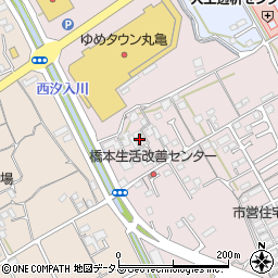 香川県丸亀市新田町134周辺の地図