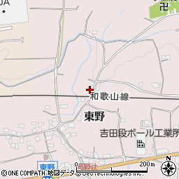 和歌山県紀の川市東野314-3周辺の地図
