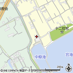香川県丸亀市土器町西2丁目197周辺の地図