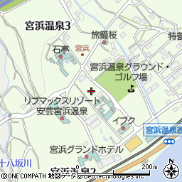 宮浜温泉周辺の地図