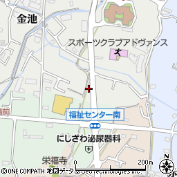 和歌山県岩出市金池48-1周辺の地図