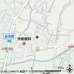和歌山県岩出市金池473-1周辺の地図