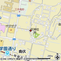香川県木田郡三木町鹿伏476周辺の地図