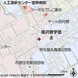 香川県丸亀市新田町77周辺の地図