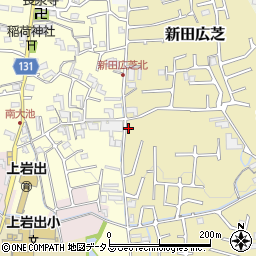 和歌山県岩出市新田広芝125周辺の地図