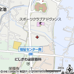 和歌山県岩出市金池53周辺の地図