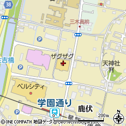 香川県木田郡三木町鹿伏367周辺の地図