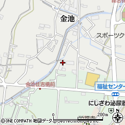 和歌山県岩出市金池3周辺の地図