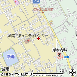 香川県丸亀市山北町177周辺の地図