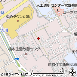 香川県丸亀市新田町202-2周辺の地図