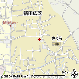 和歌山県岩出市新田広芝177周辺の地図