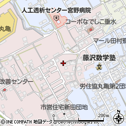 香川県丸亀市新田町89-1周辺の地図