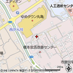 香川県丸亀市新田町137周辺の地図