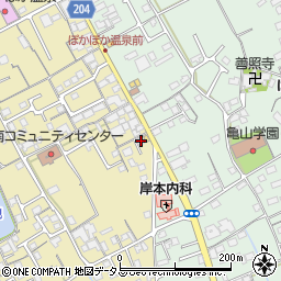 香川県丸亀市山北町160周辺の地図
