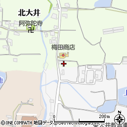 和歌山県紀の川市北大井303周辺の地図