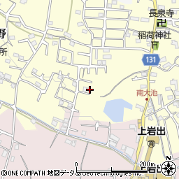 和歌山県岩出市野上野347周辺の地図