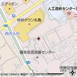 香川県丸亀市新田町192-3周辺の地図