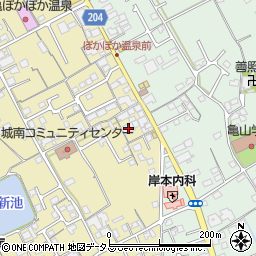香川県丸亀市山北町163周辺の地図