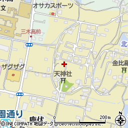 香川県木田郡三木町鹿伏472周辺の地図