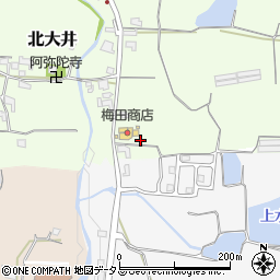 和歌山県紀の川市北大井264周辺の地図