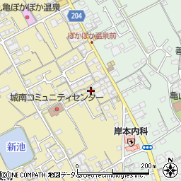香川県丸亀市山北町171周辺の地図