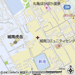 香川県丸亀市山北町309周辺の地図
