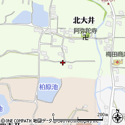 和歌山県紀の川市北大井361周辺の地図