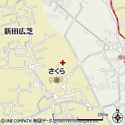 和歌山県岩出市新田広芝205周辺の地図