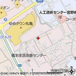 香川県丸亀市新田町191周辺の地図