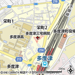 多度津三宅病院周辺の地図