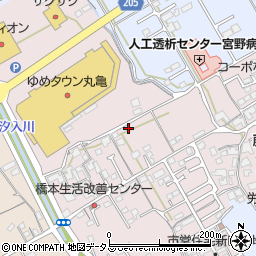 香川県丸亀市新田町191-1周辺の地図