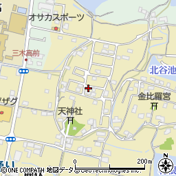 香川県木田郡三木町鹿伏471周辺の地図