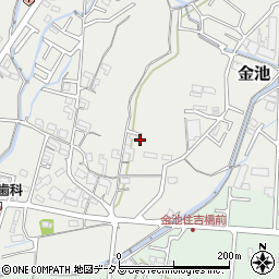 和歌山県岩出市金池284周辺の地図