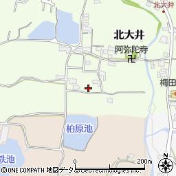 和歌山県紀の川市北大井372周辺の地図