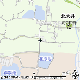 和歌山県紀の川市北大井373周辺の地図
