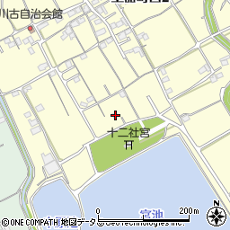 香川県丸亀市土器町西2丁目153周辺の地図