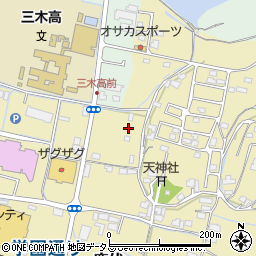香川県木田郡三木町鹿伏395周辺の地図