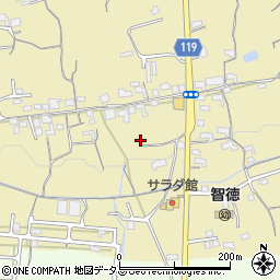 和歌山県紀の川市中三谷121周辺の地図
