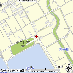 香川県丸亀市土器町西2丁目94周辺の地図