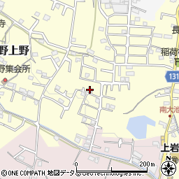 和歌山県岩出市野上野377周辺の地図