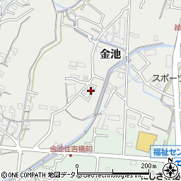 和歌山県岩出市金池252-7周辺の地図