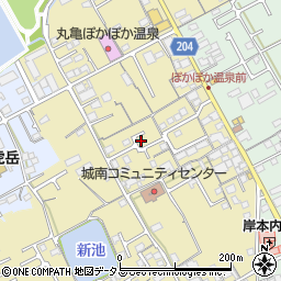 香川県丸亀市山北町329-3周辺の地図