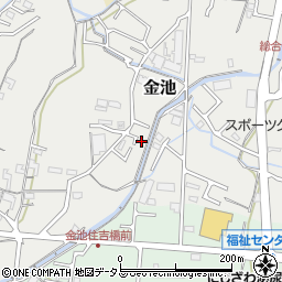 和歌山県岩出市金池252-10周辺の地図