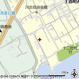 香川県丸亀市土器町西2丁目249周辺の地図